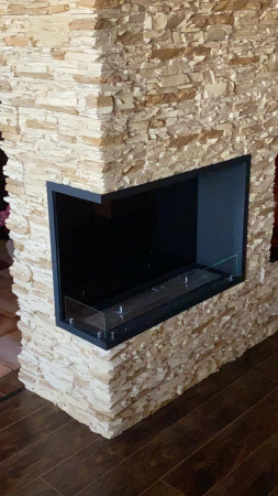 Угловой встраиваемый биокамин Firezo L'angolo Sinistro 600